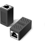 Krl Gigabit Destekli RJ45 Dişi Dişi CAT5E/CAT6/7/8 Ethernet Lan Ağı Birleştirici Ara Aparatı Internet Kablosu Uzatıcısı