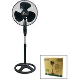 Krm 16 Inç Ev Tipi Ayaklı Vantilatör 45W - 90 Derece - 3 Pls Pervane - 3 Kademe Hız MTR-F150