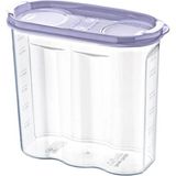 Krm 2 Kapaklı Ölçekli Erzak Kuru Gıda Saklama Kutusu Kabı - 1,7 Litre - SA935 (5047) Krm