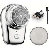 Krm Mini Shaver Sıfır Sakal Taşınabilir Şarjlı Tıraş Makinesi Ipx6 Korumalı (5047) Krm