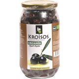 Kroisos 700 gr Organik Yağlı Salamura Siyah Zeytin