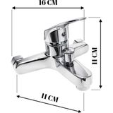 Krom Banyo Bataryası 2 Yıl Bire Bir Değişim Garantili Banyo Musluğu