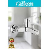 Krom Banyo Duş Bataryası Musluğu - %100 Pirinç, Paslanmaz, Ağır Gövde