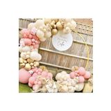 Krom Gold Makaron Pembe Ve Deniz Kumu Balon Seti 50 Adet