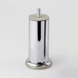 Krom Gümüş 12 Cm Kalın 51 Mm Metal Mobilya Ayağı Modern Dayanıklı Koltuk Kanepe Tv Ünitesi M8 Civata