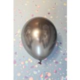 Krom Gümüş Balon Aynalı Balon 10lu