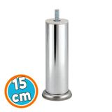 Krom Gümüş Metal 15 Cm Mobilya Ayağı Modern Koltuk Kanepe Dayanıklı Tv Ünite M8 Civatalı Ayakları