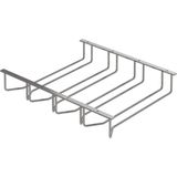 Krom Kadeh Askısı 4 Bölmeli (S-4043-C) Krom Tek Ebat Zsx S-4043-C - Çok Renkli