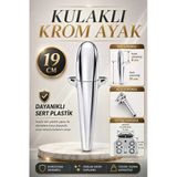 Krom Kaplama Plastik Sehpa Ayağı 19 Cm Mobilya Kanepe Koltuk Ayağı Ayak