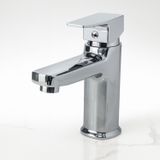Krom Lavabo Bataryası Paslanmaz Gövde Tek Kollu Sıcak Soğuk Su Ayarlı Şık Modern Musluk