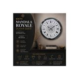 Krom Mandala Royale 52 x 52 cm Duvar Saati