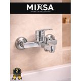 Krom Mix Banyo Duş Bataryası Musluğu , Yerli Üretim