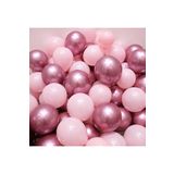 Krom Pembe Ve Makaron (pastel) Pembe Renk 15 Li Balon