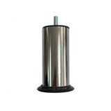 Krom Rengi Kalin Saglam Metal 12 Cm Ince Somunlu Metrik 8, İnce Dis Baza Ayagi