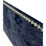 Krom Renk Metal Tesbih ve Takı Sergileme Askısı, 1 Metre - Antrasit