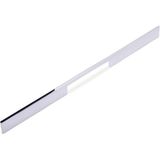 Krom Renkli 448 mm Modern Kulp - 1BW-Beyaz - Ahşap