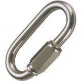 Krom Somunlu Oval Karabina 4mm