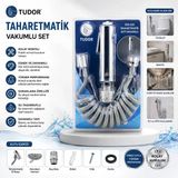 Krom Taharatmatik Seti Taharatmetik El Duşu- Hortum - Mafsal Vakumlu Set (5047)