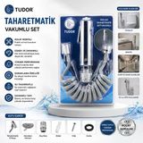 Krom Taharatmatik Seti Taharatmetik El Duşu- Hortum - Mafsal Vakumlu Set