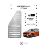 KromGaraj FIAT EGEA CROSS KROM AYAK DAYAMA DİNLENDİRME PEDALI UYUMLU