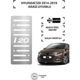KromGaraj Hyundaı I20 2014-19 Ayak Dinlendirme Pedalı Krom Ayak Dayama Pedalı - Gri