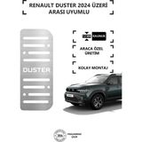 KromGaraj Renault Duster Ayak Dinlendirme Pedalı Krom Ayak Dayama Pedalı - Gri
