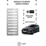 KromGaraj Renault Fluence Ayak Dinlendirme Pedalı Krom Ayak Dayama Pedalı - Gri