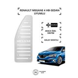 KromGaraj Renault Megane 4 Sedan - Hb Ayak Dinlendirme Pedalı Krom Ayak Dayama Pedalı