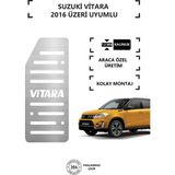 KromGaraj Suzukı Vıtara 2016 Üzeri Ayak Dinlendirme Pedalı Krom Ayak Dayama Pedalı - Gri