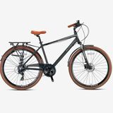 Kron Cx 300 28" Jant Şehir Bisikleti Man 18' Kadro 24 Vites Hd Füme Gri Kahverengi