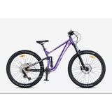 Kron El Nino 29 Jant Full Süspansiyon Alüminyum Kadro Enduro Bisikleti 11S Freeride Bisiklet Mor