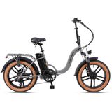 Kron Elektrone Luna 20 Jant Katlanabilir Hidrolik Fren 36 Volt Elektrikli Bisiklet Nardo Gri Sarı