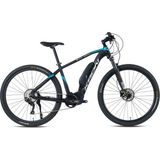 Kron EXC1000-27.5 Jant Motor E7000 Batarya 8010 10 Vites Destekli Elektrikli Bisiklet H.disk Siyah Mavi 19 Inç - Siyah - Mavi