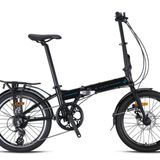 KRON FD 3000 KATLANIR BİSİKLET 20 JANT 8 VİTES HİDROLİK DİSK FREN SİYAH-TURKUAZ(KRN24-055)(GREENWAY BİSİKLET)