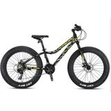 Kron FXC 500 Fat Bike Mekanik Disk 20 Jant 7 Vites Profesyonel Mat Siyah Kırmızı Mavi Dağ Bisikleti