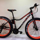 KRON FXC 500 FATBIKE 24 JANT 21 VİTES MEKANİK DİSK FREN MAT SİYAH NEON TURUNCU GRİ(KRN021-583)(GREENWAY BİSİKLET)-
