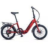 Kron Loop Urban 20" Jant E-Bike 7 Vites Hidrolik Fren Elektrikli Katlanır Bisiklet Kırmızı