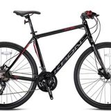 Kron SPX100 28 Jant 21 VİTES HİDROLİK DİSK FRENŞEHİR BİSİKLETİ SİYAH-KIRMIZI/FÜME(GREENWAY BİSİKLET)