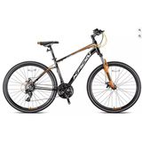 Kron Tx 100 28 Jant 21 Vites Hidrolik Disk Fren Full Shımano 16" Mat Siyah-Gri/Turuncu Şehir Bisikleti