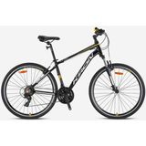 Kron Tx 100 28 Jant 21 Vites V Fren 18" Şehir Bisikleti Siyah-Gri/sarı