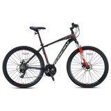 KRON TX 100-28 JANT Trekking - 18' - 21 Vites - V FREN (PABUÇLU)- MAT SİYAH-GRİ MAVİ ŞEHİR BİSİKLETİ