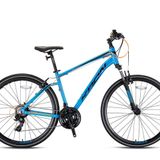 KRON TX 100 - 28 Jant Trekking Bisiklet - 18 Kadro - 21 Vites - V Fren - Mavi-Turuncu/Siyah Bisiklet