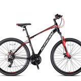 KRON TX 100-28" Trekking - 16' - 21 Vites - M.DISC FREN - SİYAH-SARI/HAKİ ŞEHİR BİSİKLETİ
