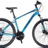 KRON TX 100-28" Trekking - 20' - 21 Vites - Hidrolik Disk Fren - MAVİ/Turuncu SİYAH ŞEHİR Bisikletİ (GREENWAY BİSİKLET)