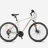 Kron TX 300 28 Jant Hidrolik Disk FREN 27 VİTES 18" Şehir Bisikleti MAT BEJ GRİ/KIRMIZI(GREENWAY BİSİKLET)