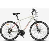 Kron TX300 Hidrolik Disk 28 Jant Trekking Bisiklet Mat Bej-Gri/kırmızı 51 cm - Bej - Gri - Kırmızı