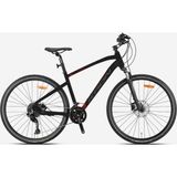 Kron TX500 Hidrolik Disk 28 Jant 20 Vites Cues Trekking Bisiklet Mat Siyah-Füme Kırmızı 46 cm - Siyah - Kırmızı - Kron TX500 Hidrolik Disk 28 Jant 20 Vites Cues Trekking Bisiklet Mat Siyah-Füme Kırmızı 46 cm
