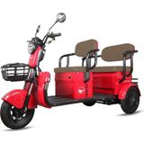 Kron Victory Shuttle Elektrikli Motosiklet Kırmızı 100 kg Taşıma Kapasitesi ile Şehir İçi Ulaşım