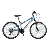 Kron Vortex 3.0 24 Jant 21 Vites V-Fren Çelik Füme Mavi Vitesli Çocuk Bisikleti
