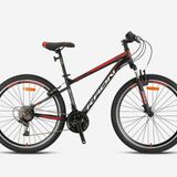 Kron VORTEX 4.0 26 Jant V FREN 21 Vites Dağ Bisikleti 16"- MAT SİYAH-GRİ/KIRMIZI (GREENWAY BİSİKLET)